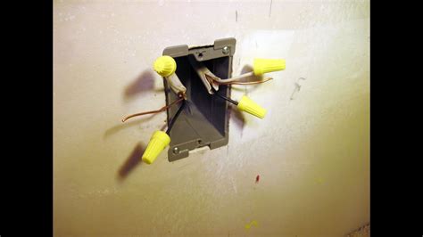 how to cut an electrical box into existing condiut|cutting drywall for electrical boxes.